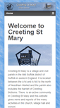 Mobile Screenshot of creeting-st-mary.suffolk.gov.uk